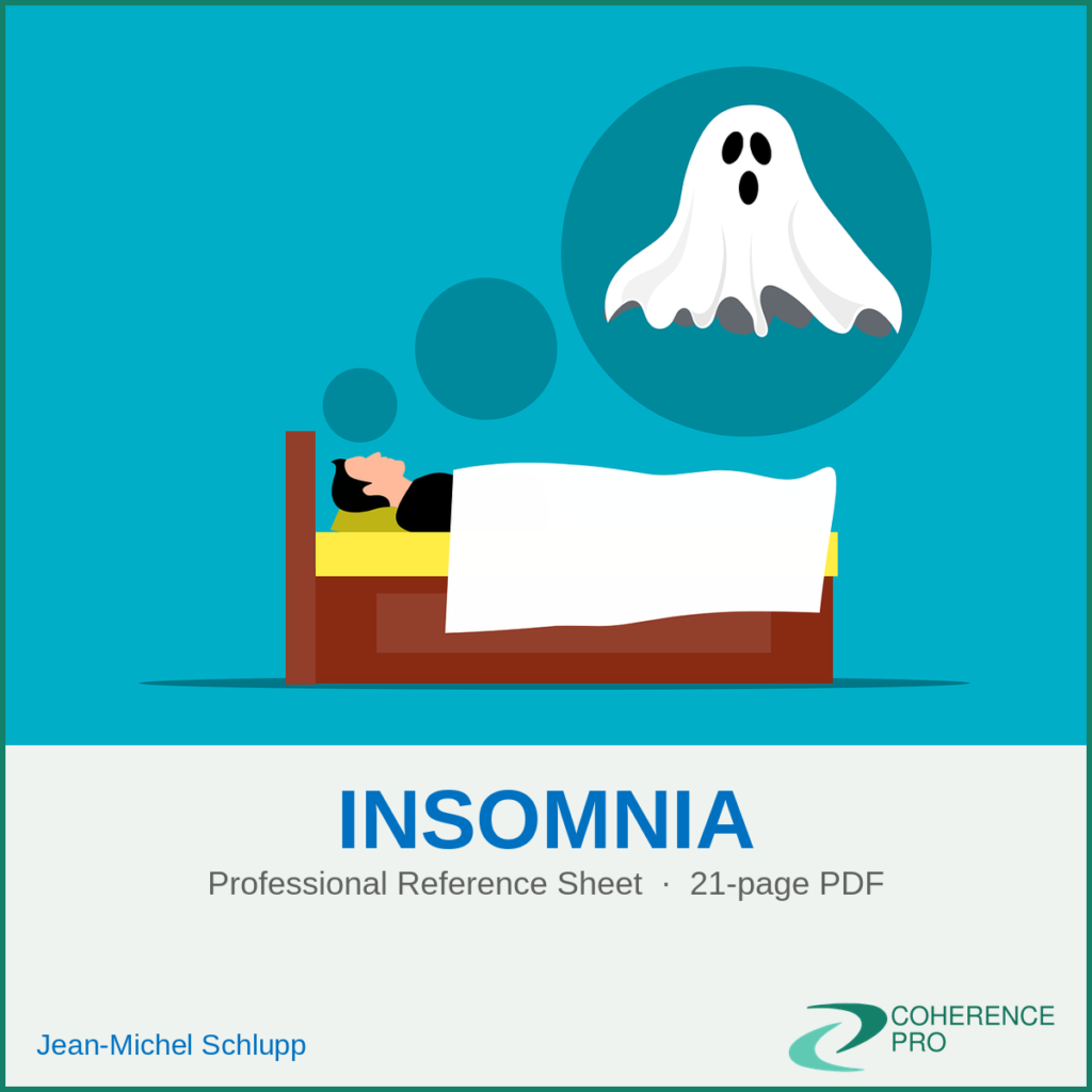 Insomnia – Professional Reference Sheet