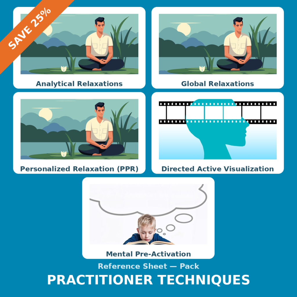 Practitioner Techniques Pack – 5 Professional Reference Sheets